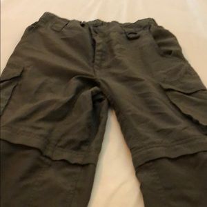 Official BSA scout pants with zip-off legs